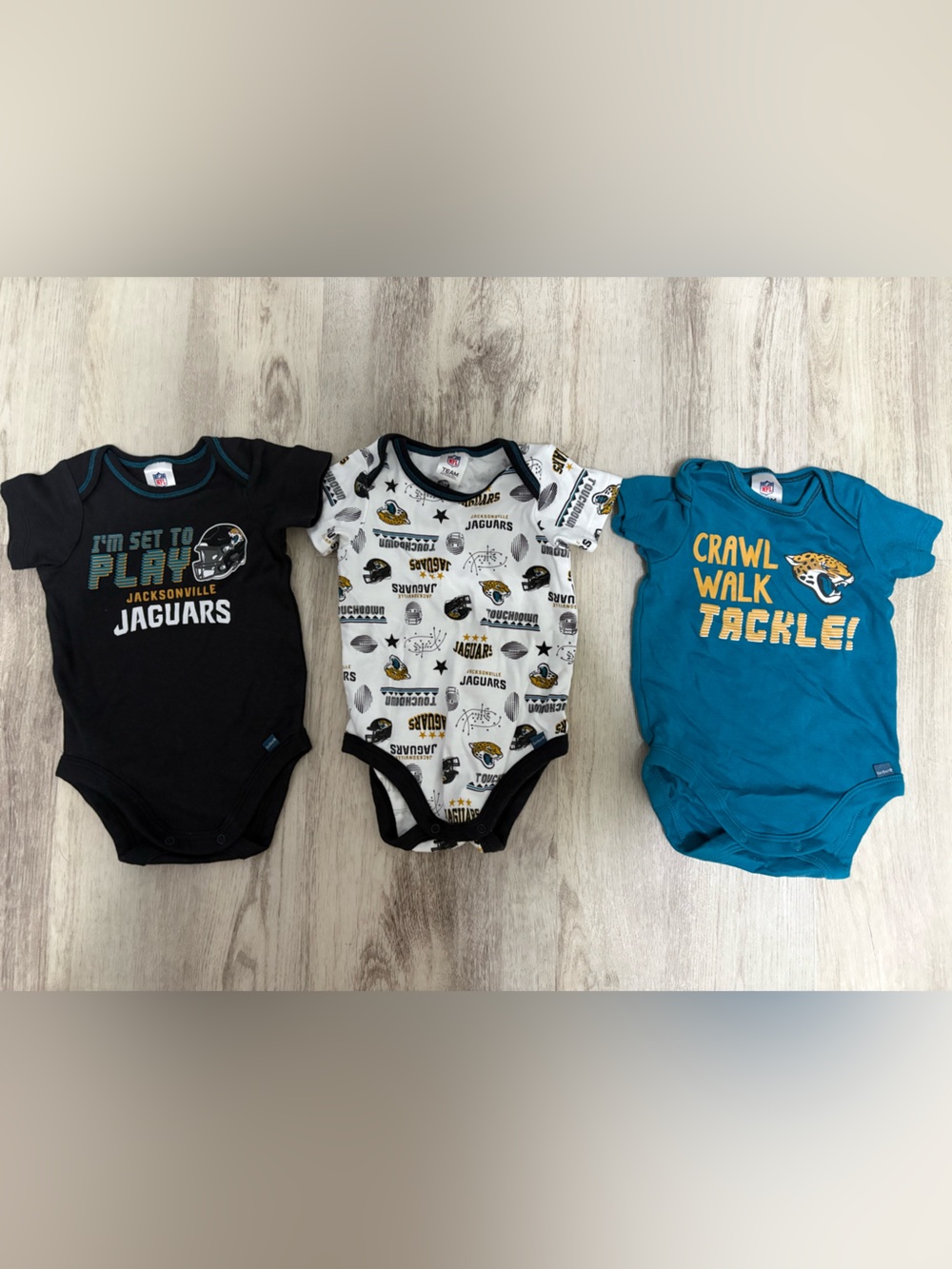 Gerber Black and Teal Jacksonville Jaguars NFL Infant Bodysuit